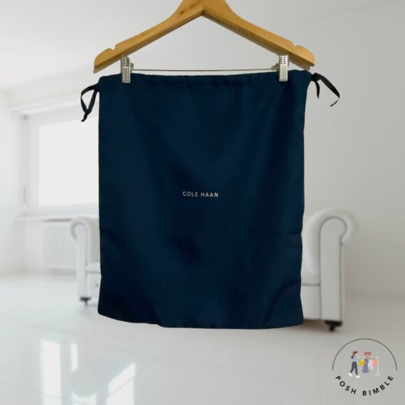 Cole Haan Large Navy Blue Dust Bag | Shoe or Handbag Storage - Picture 1 of 8